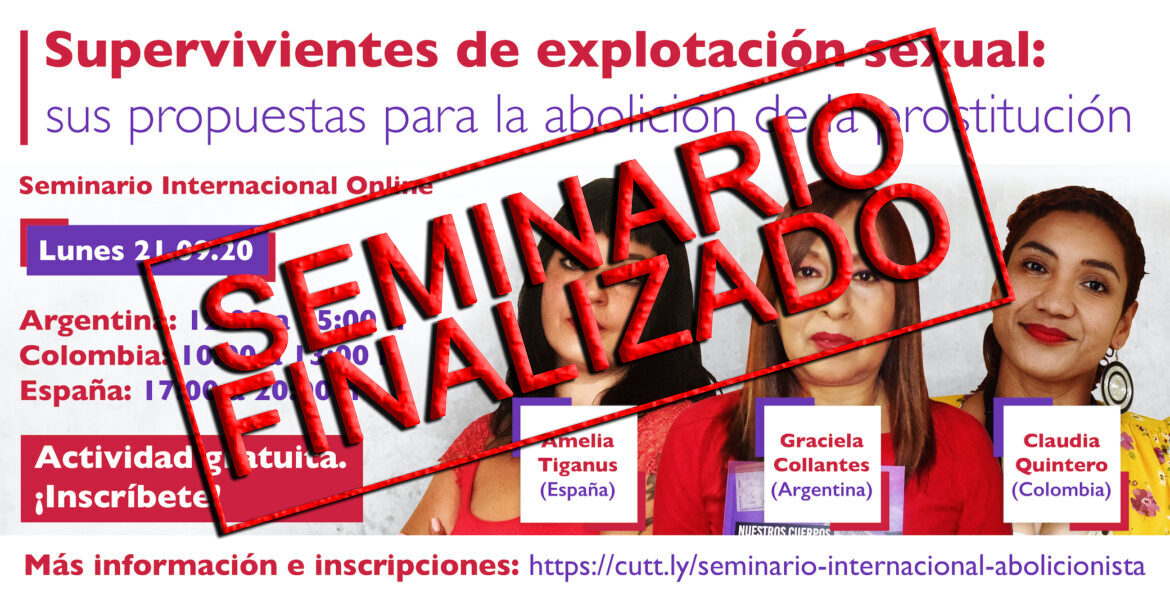 Seminario supervivientes de explotación sexual
