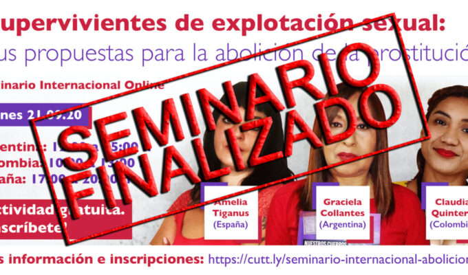 Seminario supervivientes de explotación sexual