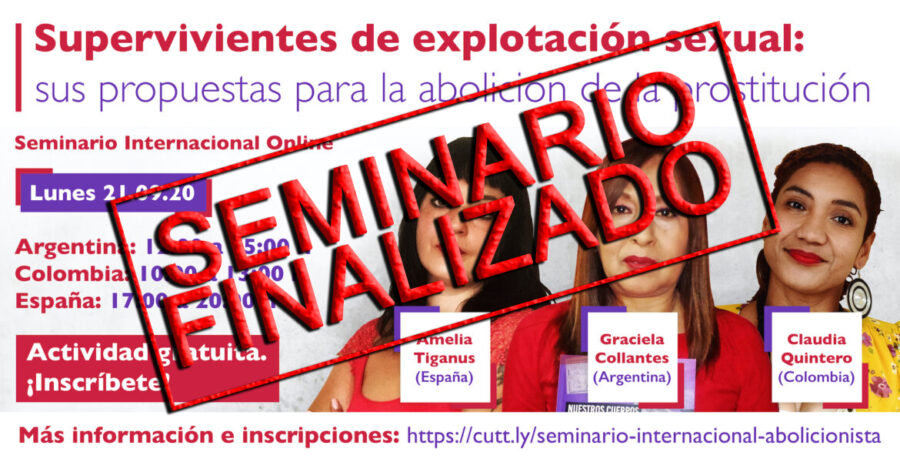 Seminario supervivientes de explotación sexual