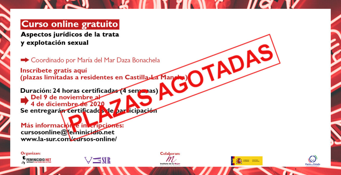 curso aspectos jurídicos de la trata y explotación sexual