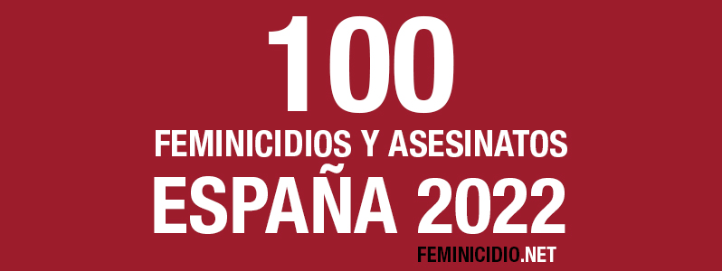 Número de feminicidios y asesinatos de mujeres en España en 2022