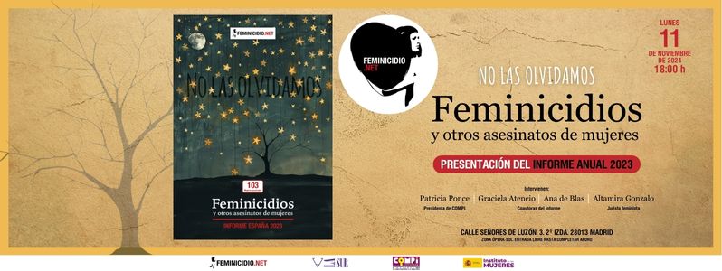 Presentación del Informe Anual de Feminicidios en España en 2023