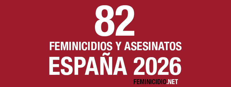 Número de feminicidios y asesinatos de mujeres en España en 2026